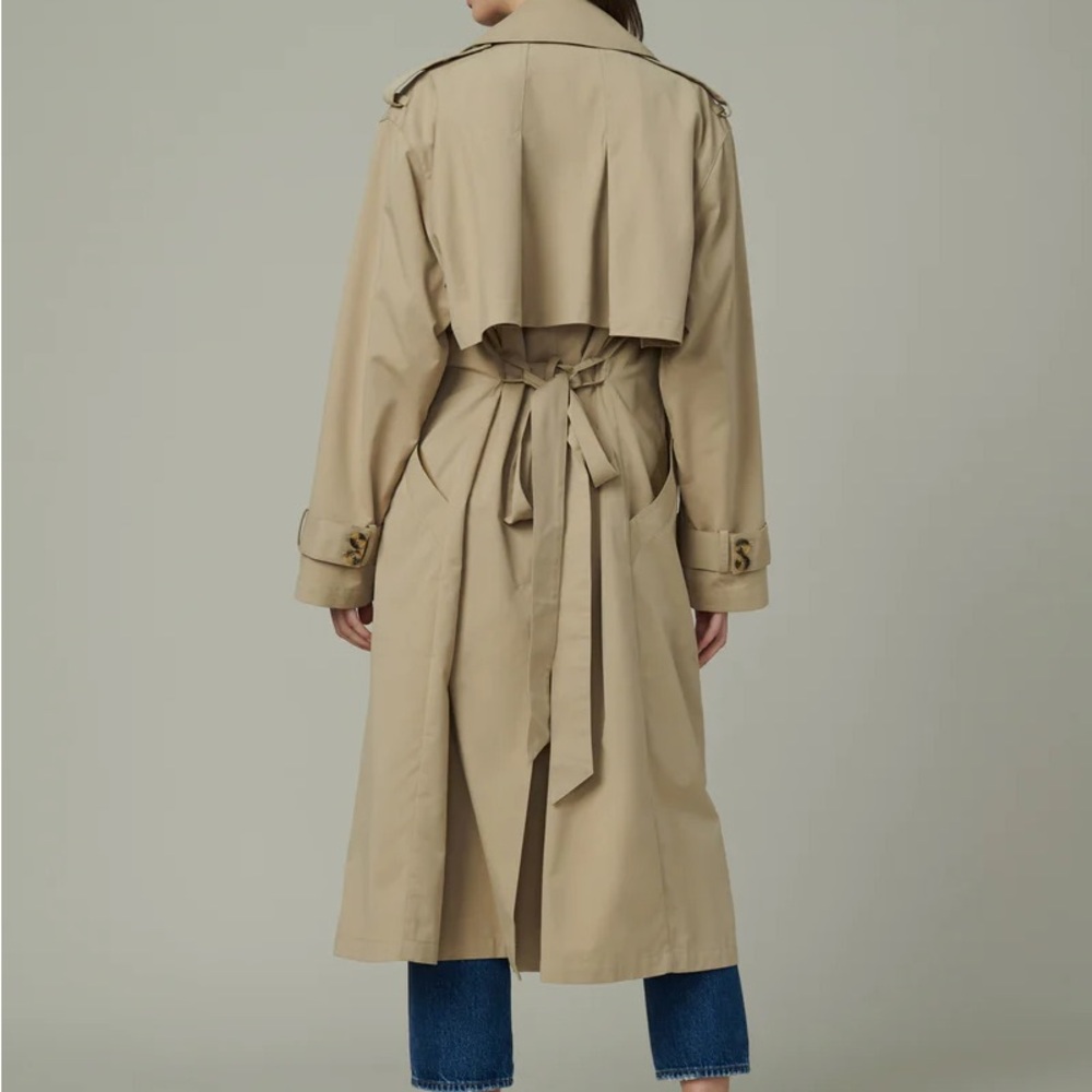Zara Beige Women's Trench Coat